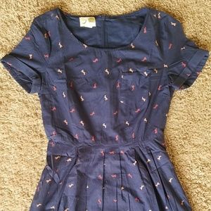 Tiny pony print dress